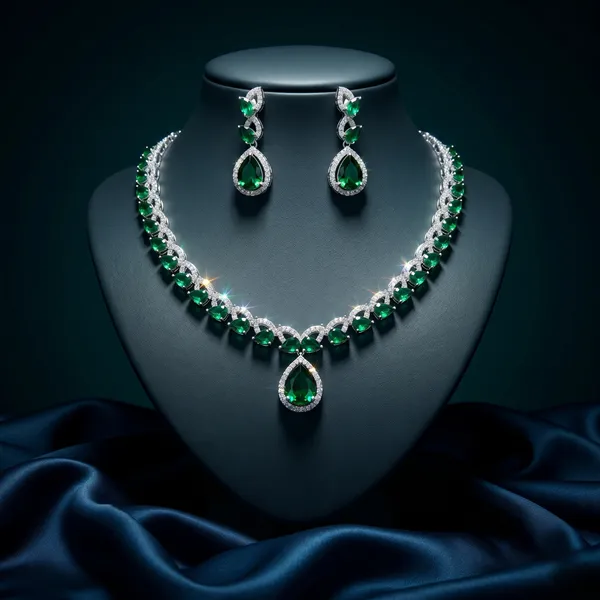 Green_Alloy_American_Diamond_Cz_Necklace_Set_With_Earrings_For_Women