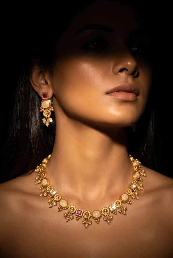 Gold_Alloy_Kundan_Ruby_Crystal_Necklace_Set_For_Women