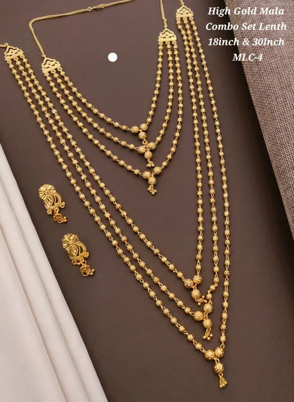 Gold_Alloy_Layered_Mala_Combo_Set_18_And_30_Inch_With_Earrings