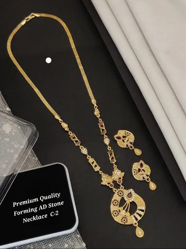 Gold_Alloy_Red_Ad_Stone_Crescent_Necklace_Set_For_Women