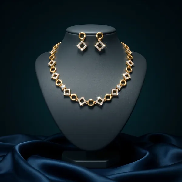 Gold_Alloy_Diamond_Motif_Necklace_Set_With_Earrings_For_Women