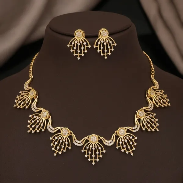 Gold_Alloy_Peacock_Motif_Stone_Necklace_Set_For_Women