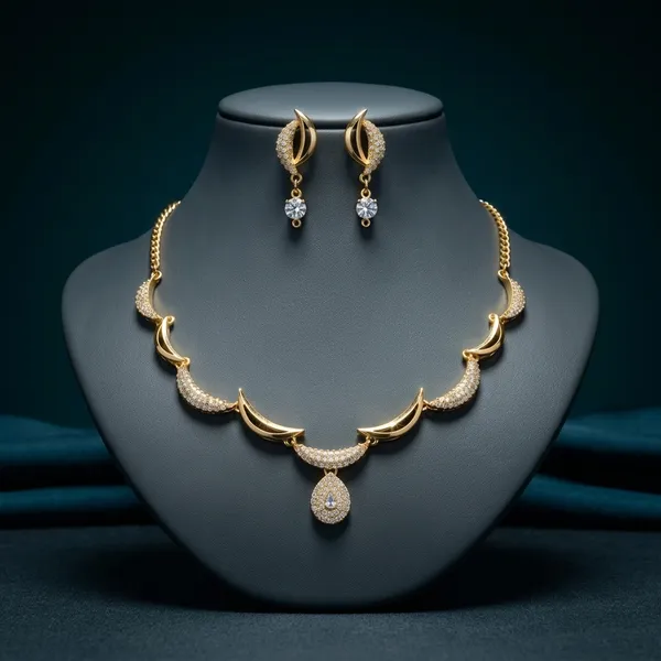 Gold_Plated_Alloy_Crystal_Crescent_Moon_Necklace_Set_For_Women