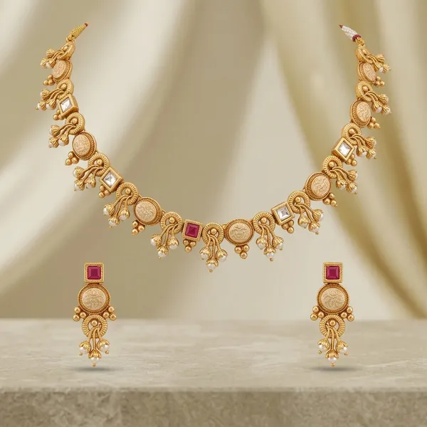 Gold_Alloy_Kundan_Ruby_Crystal_Necklace_Set_For_Women