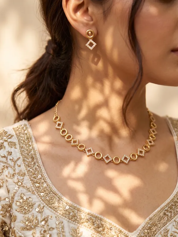 Gold_Alloy_Diamond_Motif_Necklace_Set_With_Earrings_For_Women