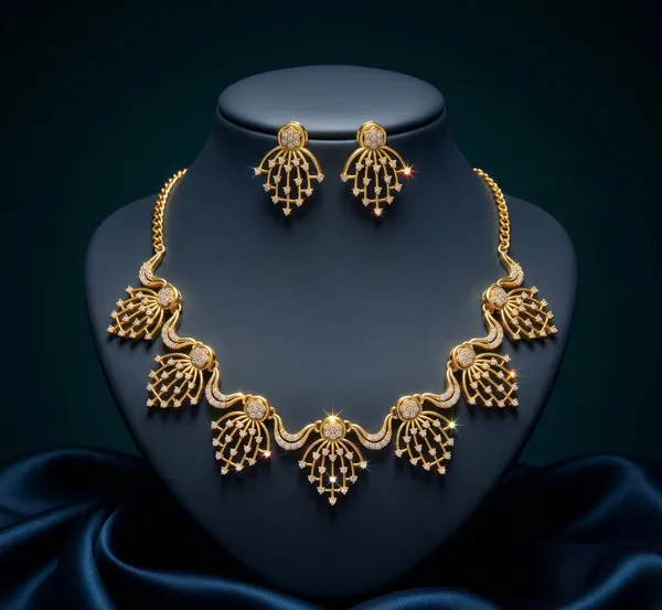 Gold_Alloy_Peacock_Motif_Stone_Necklace_Set_For_Women