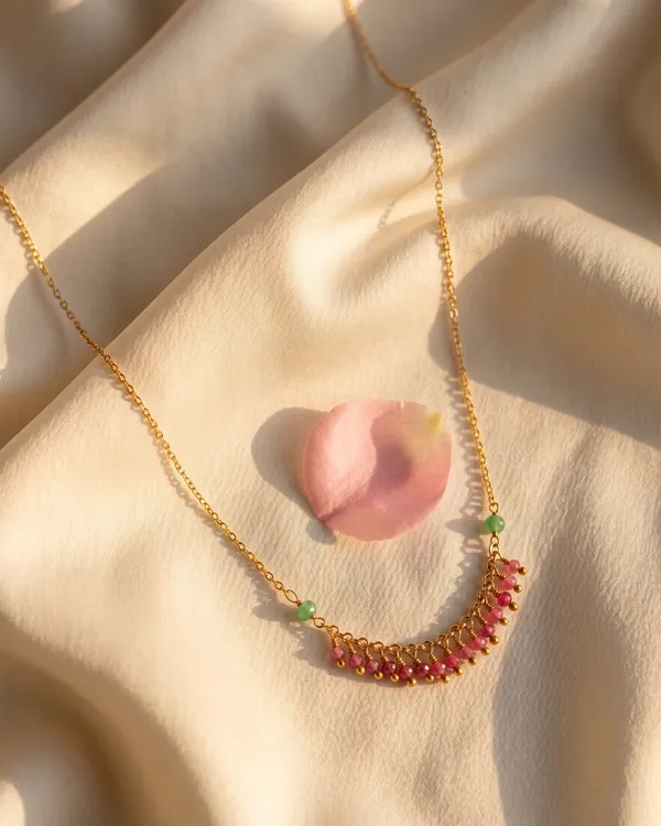 Gold_Alloy_Multicolor_Beaded_Chain_Necklace_For_Women