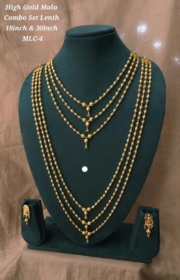 Gold_Alloy_Layered_Mala_Combo_Set_18_And_30_Inch_With_Earrings