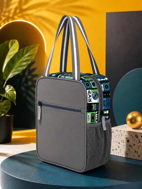 eastwesttraders_Stylish_Reusable_Leakproof_Waterproof_Lunch_Bag_(Pink,_6_L)_Waterproof_Lunch_Bag_(Grey,_6_L)