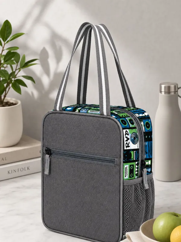 eastwesttraders_Stylish_Reusable_Leakproof_Waterproof_Lunch_Bag_(Pink,_6_L)_Waterproof_Lunch_Bag_(Grey,_6_L)