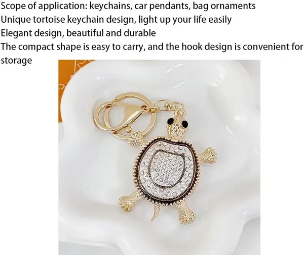 DIOXIT_Tortoise_Crystal_Keychain_For_Bike/Car_Gifting_With_Key_Ring_Anti-Rust_Key_Chain_Key_Chain_()