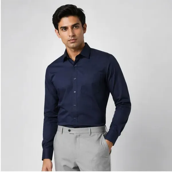 SHIVSHAKTI_Men_Solid_Formal_Blue_Shirt_()
