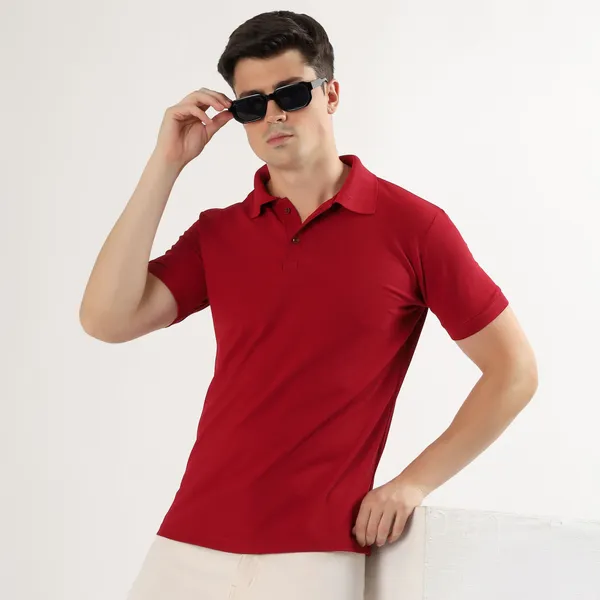SYS_TEXTILE_Solid_Men_Polo_Neck_Maroon_T-Shirt_()