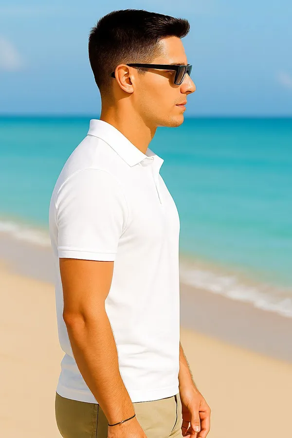 HilGar_Solid_Men_Polo_Neck_White_T-Shirt_()