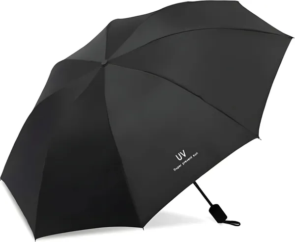 FOBIXEN_Manual_Open_and_Close_Windproof_Large_for_Men,Women,_Kids_Umbrella_(Black)