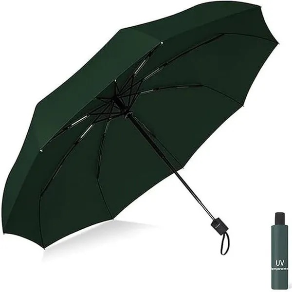 FOBIXEN_Large_Rain_Umbrella_|_Waterproof_&_Durable_Umbrella_for_All_Weather_Umbrella_(Green)