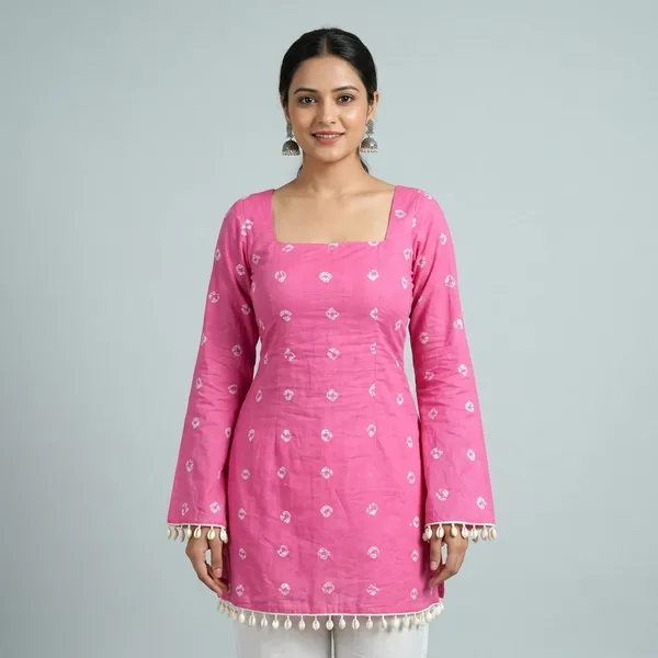TRENDI_Women_Printed_Straight_Kurta_(Pink)