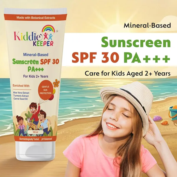 Kids_Mineral_Sunscreen_Spf_30_Pa_2_Years_Gentle_Face_Body_Sun_Protection_With_Aloe_Vera_Turmeric_Zinc_Based_Non_Greasy_Dermatologically_Tested_100ml