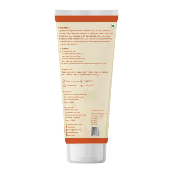 Kids_Mineral_Sunscreen_Spf_30_Pa_2_Years_Gentle_Face_Body_Sun_Protection_With_Aloe_Vera_Turmeric_Zinc_Based_Non_Greasy_Dermatologically_Tested_100ml