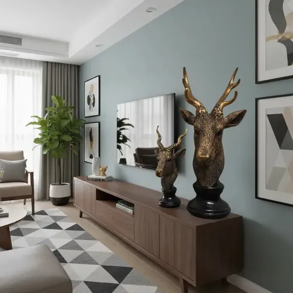 Resin_Decorative_Deer_Head_Wall_Decor_Golden
