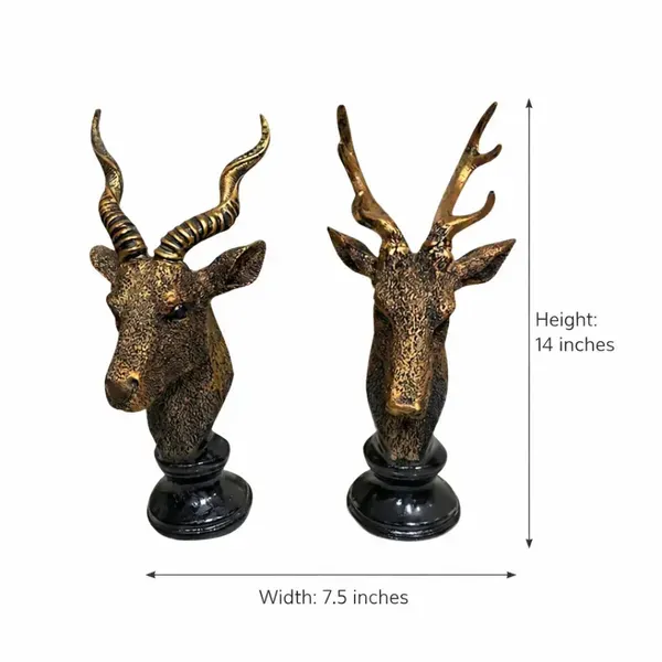 Resin_Decorative_Deer_Head_Wall_Decor_Golden