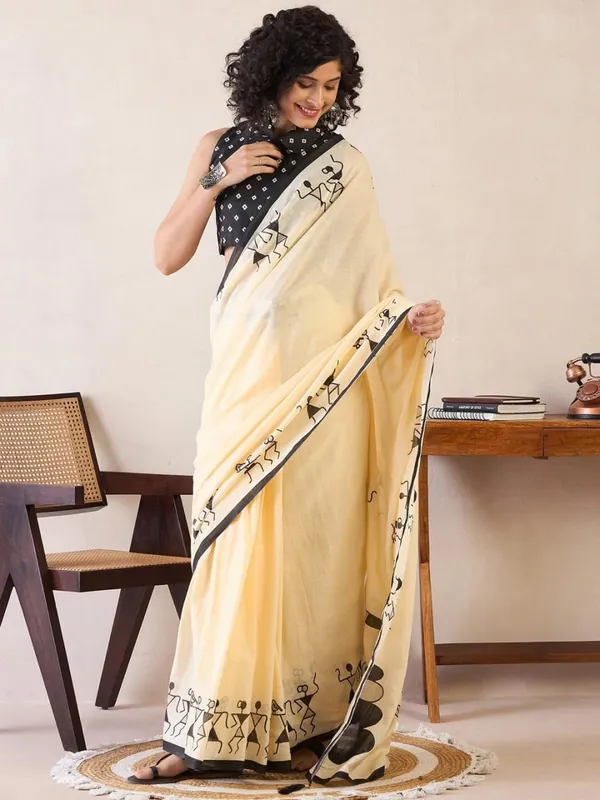 Saree_With_Unstitched_Blouse_For_Women