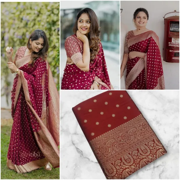 Saree_With_Unstitched_Blouse_For_Women