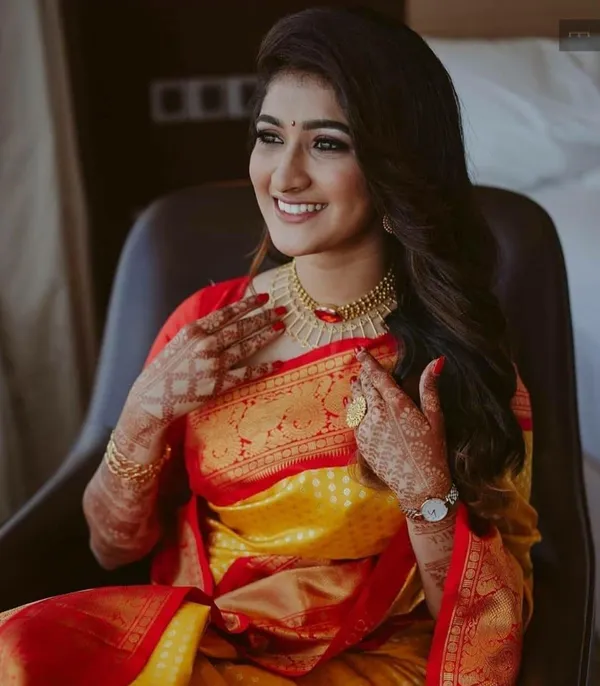 Yellow_Red_Soft_Silk_Saree_With_Unstitched_Blouse_For_Women