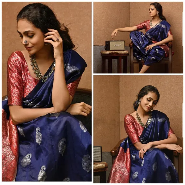 Blue_Pink_Soft_Silk_Saree_With_Unstitched_Blouse_For_Women