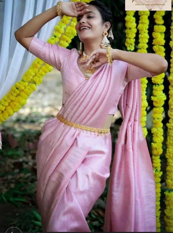 Pink_Soft_Silk_Saree_With_Unstitched_Blouse_For_Women