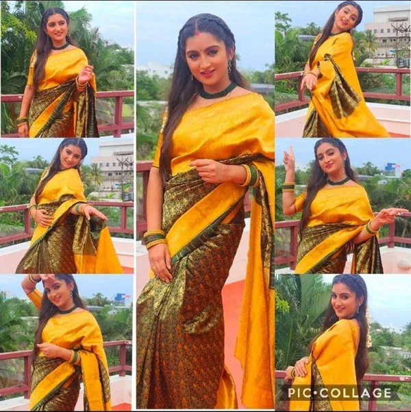 Yellow_Soft_Silk_Saree_With_Unstitched_Blouse_For_Women