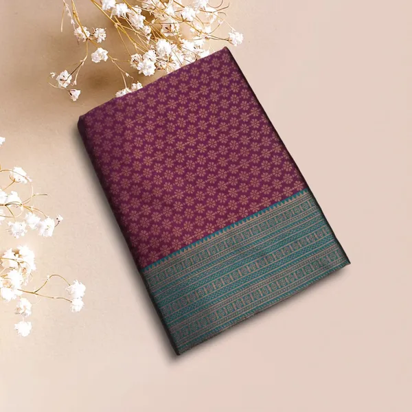 Saree_With_Unstitched_Blouse_For_Women