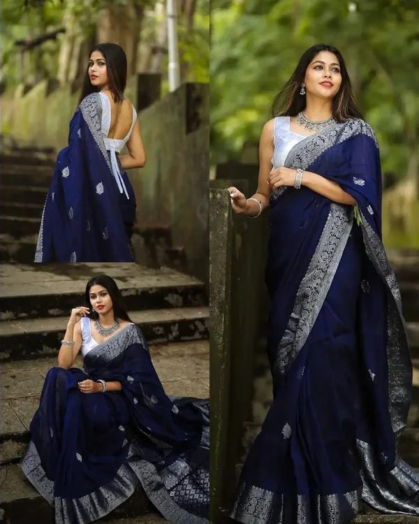 Saree_With_Unstitched_Blouse_For_Women