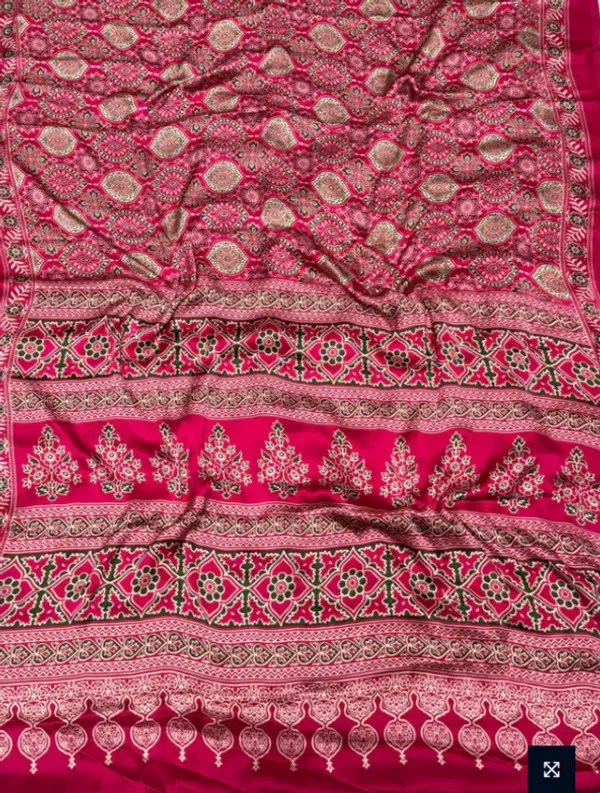 The_Vulture_Rani_Ajarakh_Printed_Soft_Gaji_Silk_Natural_Print_Saree_With_Blouse_piece_for_Women