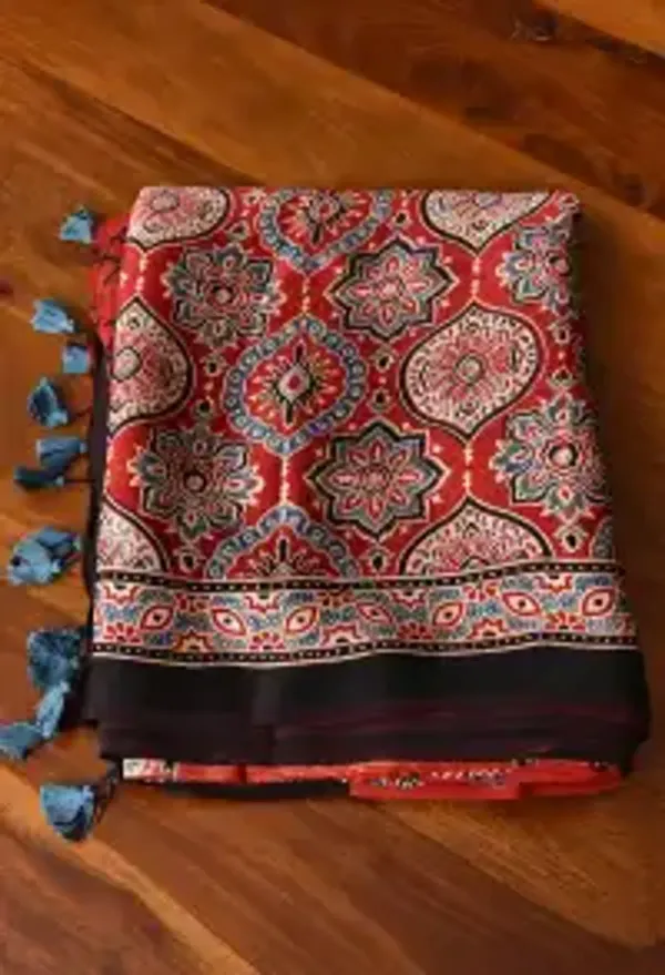 The_Vulture_Red_Ajarakh_Printed_Soft_Gaji_Silk_Natural_Print_Saree_With_Blouse_piece_for_Women