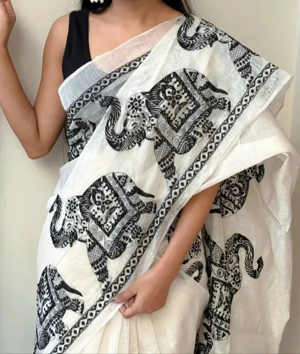 Saree_With_Unstitched_Blouse_For_Women
