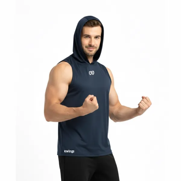 Navy_Premium_Polyester_And_Spandex_Sports_T-Shirt_For_Men