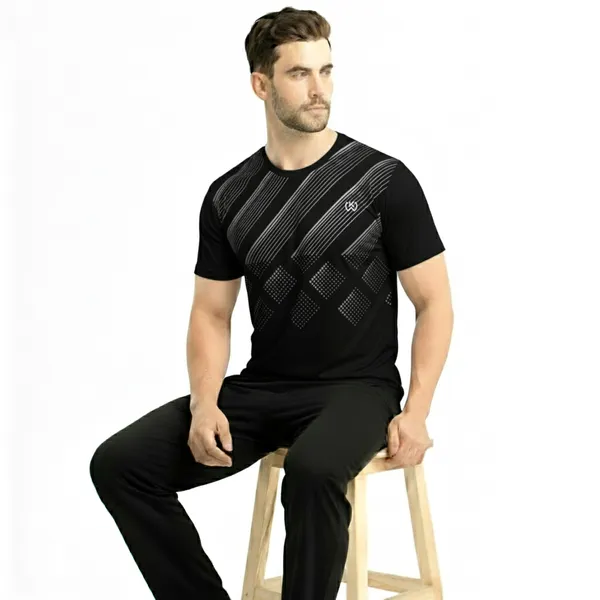 Black_Premium_Polyester_And_Spandex_Sports_T-Shirt_For_Men