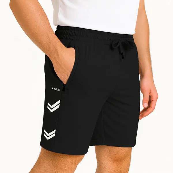 Black_Premium_Polyester_And_Spandex_Sports_Shorts_For_Men