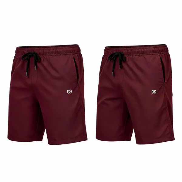Maroon_Premium_Polyester_And_Spandex_Sports_Shorts_For_Men