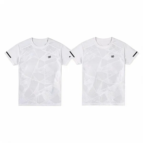 White_Premium_Polyester_And_Spandex_Sports_T-Shirt_For_Men
