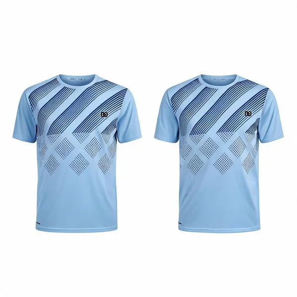 Sky_Blue_Premium_Polyester_And_Spandex_Sports_T-Shirt_For_Men