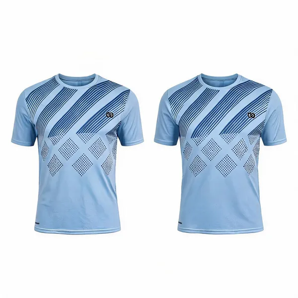 Sky_Blue_Premium_Polyester_And_Spandex_Sports_T-Shirt_For_Men