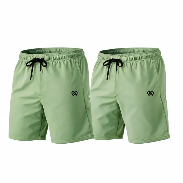 Green_Premium_Polyester_And_Spandex_Sports_Shorts_For_Men