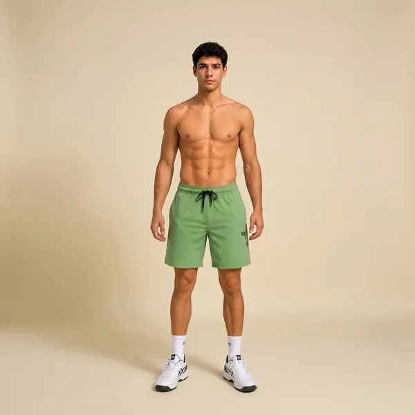 Green_Premium_Polyester_And_Spandex_Sports_Shorts_For_Men