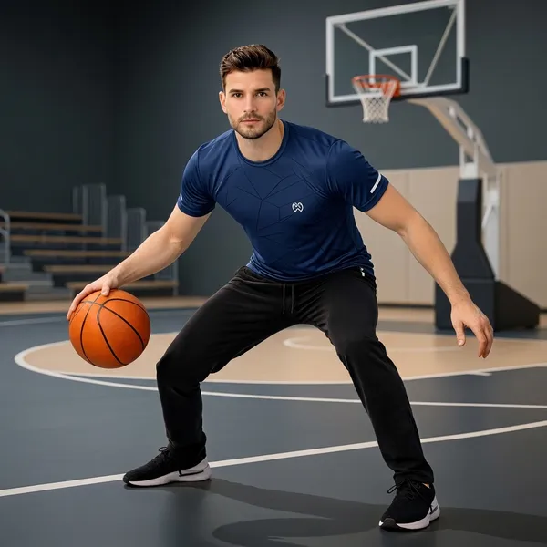 Blue_Premium_Polyester_And_Spandex_Sports_T-Shirt_For_Men