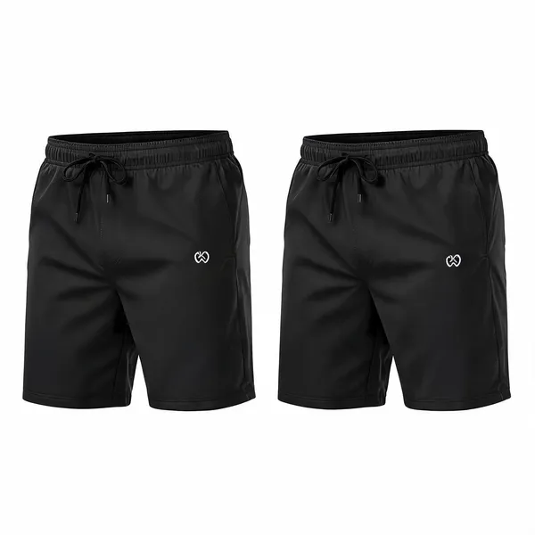 Black_Premium_Polyester_And_Spandex_Sports_Shorts_For_Men