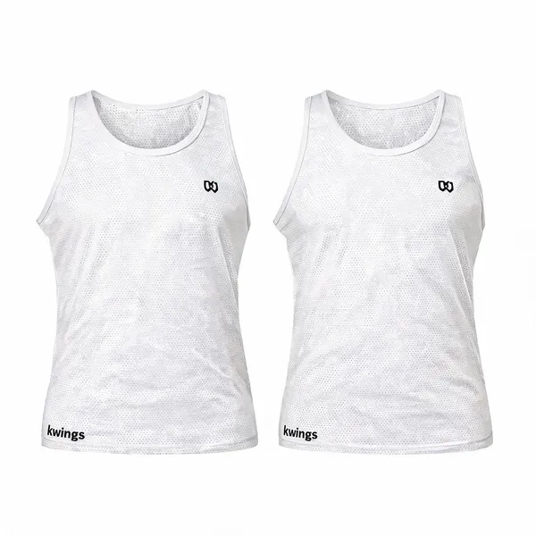 White_Premium_Polyester_And_Spandex_Tank_Top_For_Men