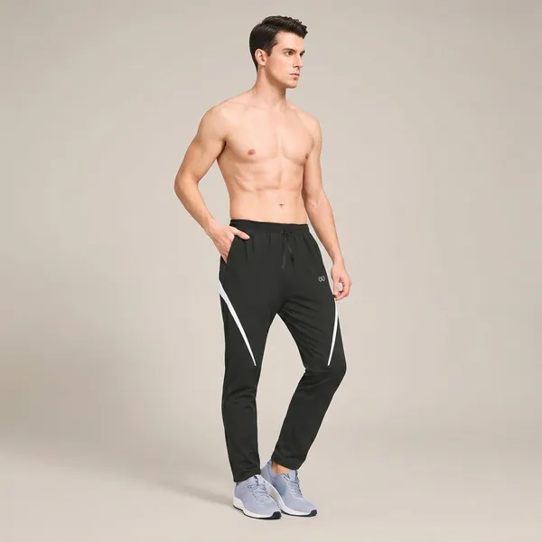 Black_Premium_Polyester_And_Spandex_Track_Pants_For_Men