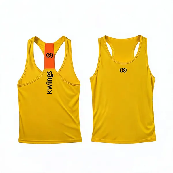 Yellow_Premium_Polyester_And_Spandex_Tank_Top_For_Men